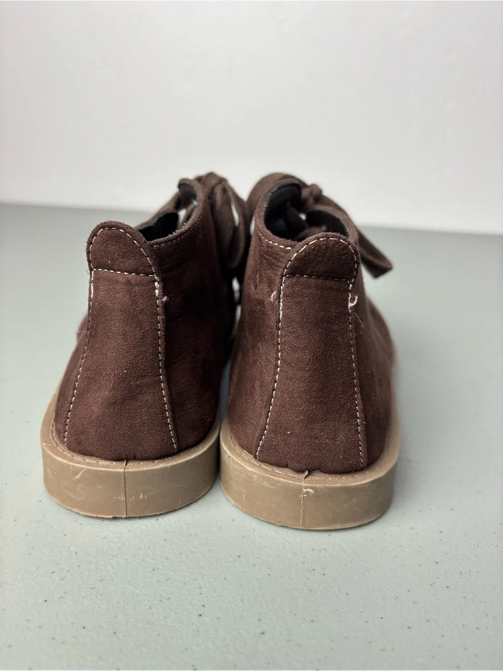 Joseph Allen Boys Brown Chukka Boot Lace Up Dressy Size 2